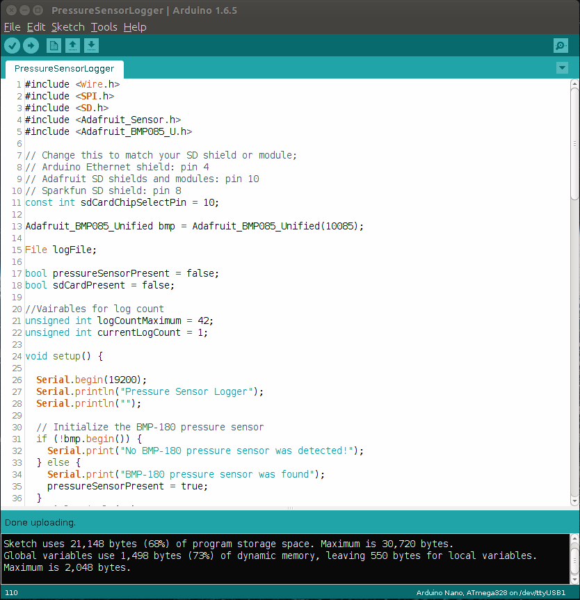 Code excerpt