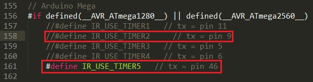 Turn off every other IR protocol support