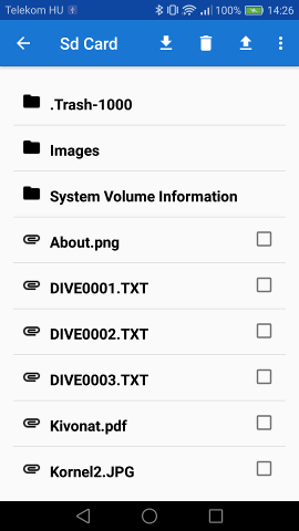 Connect and ask for the root directory content
